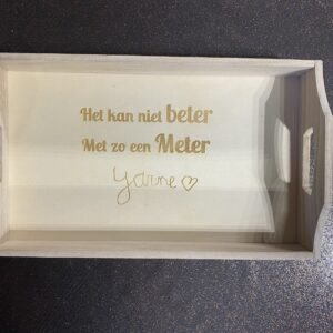 Dienblad hout 36x20cm